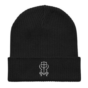 Liminal Sigil - Organic ribbed beanie