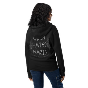 Odin Hates N*Zis - full zip hoodie (Trad Edition)